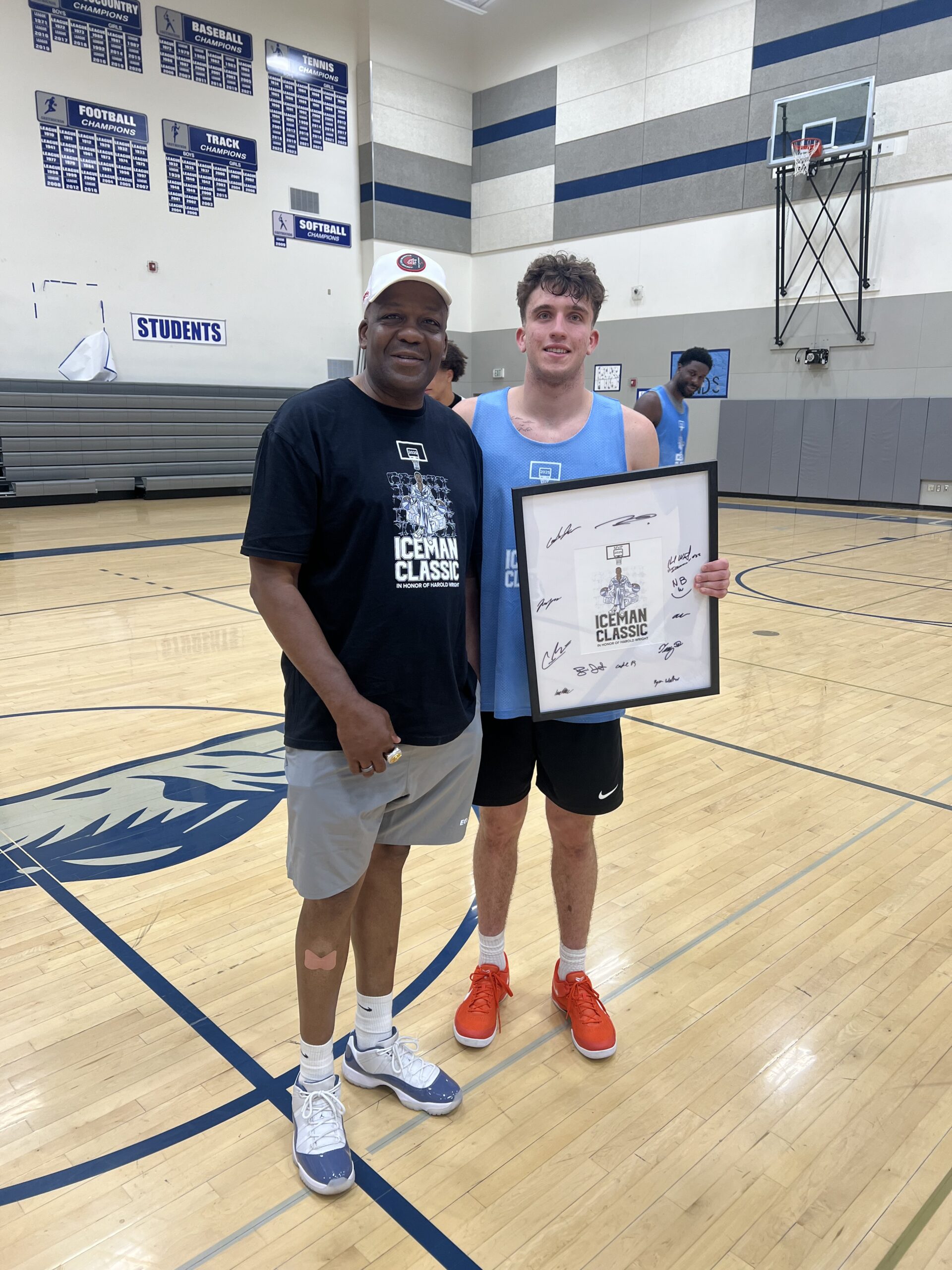 Coach Wright and Kase Wynott